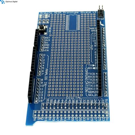 arduino mega shield dimensions|Arduino MEGA Proto Shield .